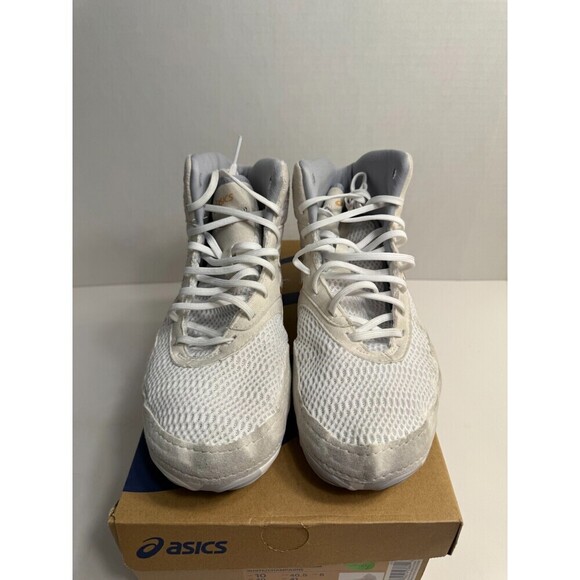 .10184 Asics Matblazer White/Champagne-US 10 Womens - Picture 3 of 5